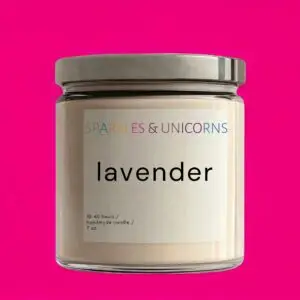 Lavender Scented Candle