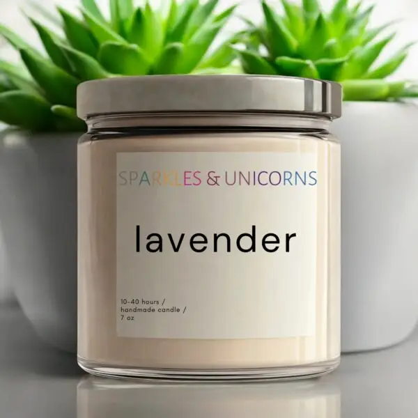 Lavender Scented Candle2